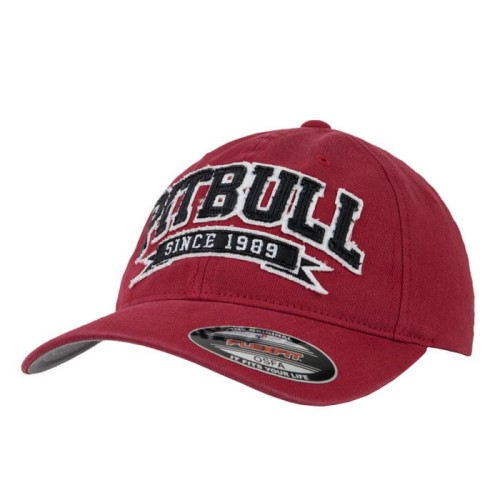 Czapka męska z daszkiem Pit Bull Full Cap Classic PitBull czerwony (1).jpg