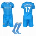 De Bruine Manchester City strój komplet piłkarski + getry (1).jpg
