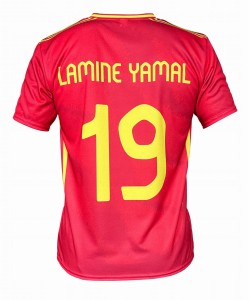 Lamine Yamal Hiszpania koszulka piłkarska sportowa kibica 