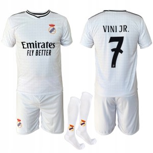 Vinicus Junior Real Madryt Vini JR 7 strój komplet piłkarski koszulka spodenki + getry 