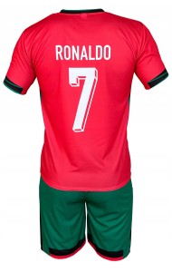 Strój piłkarski Ronaldo Portugalia komplet koszulka + spodenki