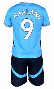 Strój piłkarski Haaland Manchester City komplet koszulka + spodenki