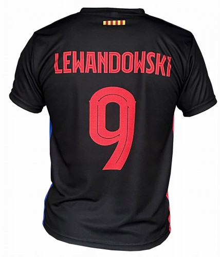 Koszulka Lewandowski Barcelona piłkarska kibica czarna (2).jpeg