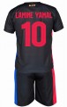 Lamine Yamal Barcelona strój komplet piłkarski 10 koszulka spodenki + getry  wyjazdowy (2).jpeg