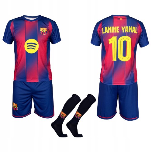Lamine Yamal Barcelona 10 strój komplet piłkarski koszulka spodenki + getry (1).jpeg