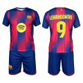 Lewandowski Barcelona strój piłkarski 202526 komplet koszulka + spodenki (1).jpeg
