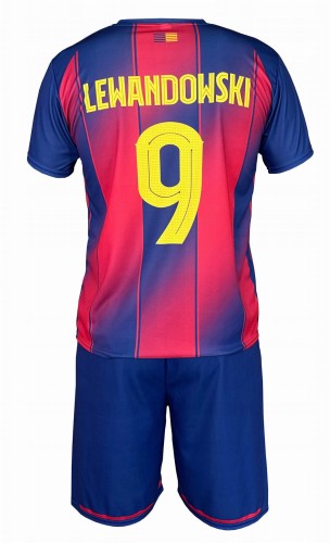 Lewandowski Barcelona strój piłkarski 202526 komplet koszulka + spodenki (2).jpeg