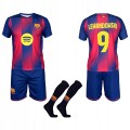 Lewandowski Barcelona strój piłkarski 202526 komplet koszulka spodenki  + getry (1).jpeg