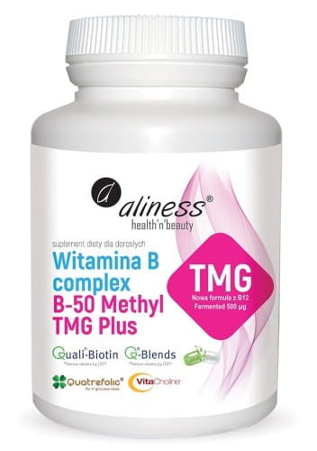 Aliness Witamina B complex B-50 METHYL TMG PLUSx 100 VEGE kaps..jpg