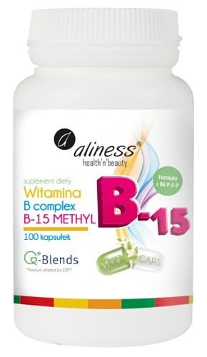 Aliness Witamina B complex B-15 METHYL 100 VEGE kapsułek.jpg