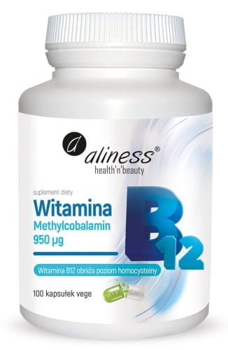 Aliness Witamina B12 Methcobalamin 950 µg x 100 VEGE kaps..jpg