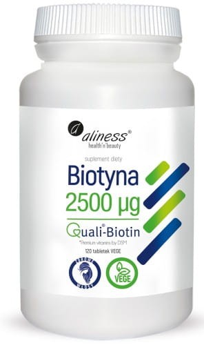 Aliness Biotyna QualiBiotin® 2500 mcg x 120 tabletek VEGE.jpg