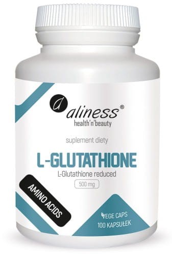 Aliness L-Glutathione reduced 500 mg x 100 Vege caps..jpg