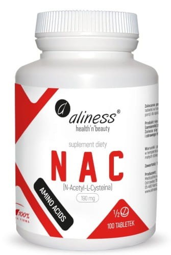 Aliness NAC N-Acetyl-L-Cysteine 190 mg (12 tab) x 100 tab.jpg