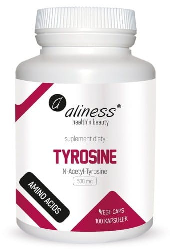 Aliness N-Acetyl-Tyrosine 500 mg x 100 Vege caps..jpg