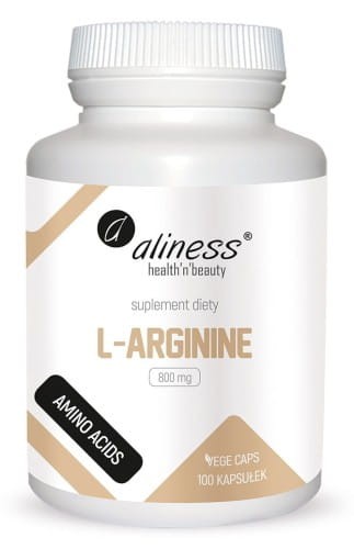 Aliness L-Arginine 800 mg x 100 Vege caps..jpg