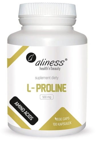 Aliness L-Proline 500 mg x 100 Vege caps..jpg
