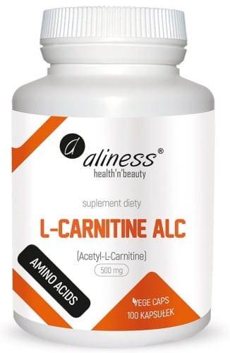 Aliness L-Carnityne ALC 500 mg x 100 Vege caps..jpg