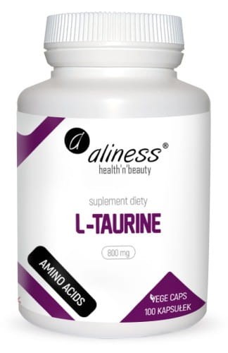 Aliness L-Taurine 800 mg x 100 Vege caps.jpg