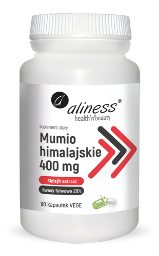 Aliness Mumio himalajskie (Shilajit extract) 400mg  x 90 Vege caps..png