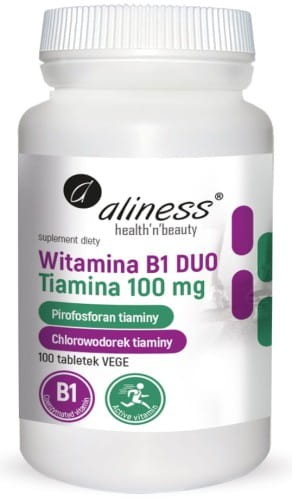 Aliness Witamina B1 (Tiamina) DUO 100 mg x 100 Vege tabs.jpg