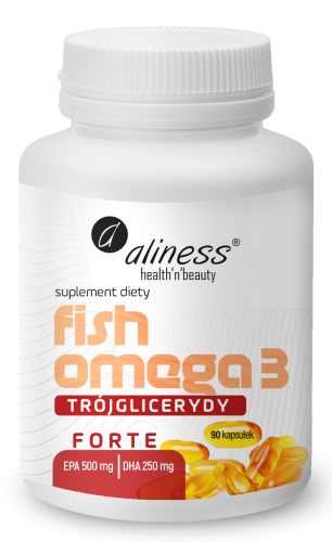 Aliness Fish Omega 3 FORTE Trójglicerydy 500250mg x 90 kapsułek.png