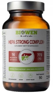 Biowen Hepa Strong Complex+ 90 kapsułek wsparcie wątroby detoks