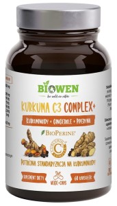 Biowen Kurkuma C3 Complex+ 60 kapsułek wsparcie trawienia