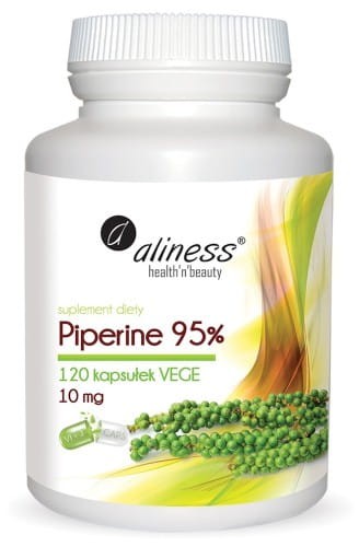 Aliness Piperine 95%, 10 mg x 120 kaps..jpg