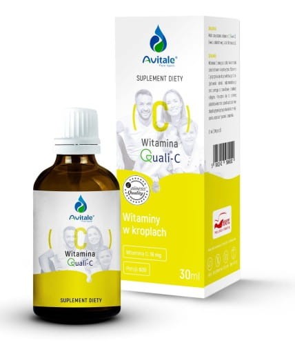 Avitale Witamina C Quali-C® 16 mg  (kwas L-askorbinowy) 30 ml.jpg