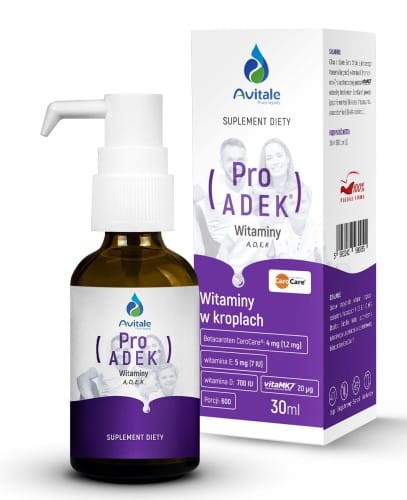 Avitale Witamina ProADEK® Jedyna na betakarotenie, 30 ml.jpg