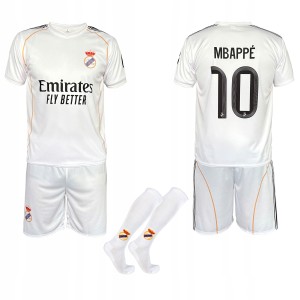 Mbappe Real Madryt strój komplet piłkarski 2025/26 koszulka spodenki + getry 