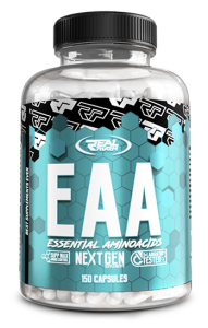 Real Pharm EAA 150 kapsułek aminokwasy egzogenne regeneracja