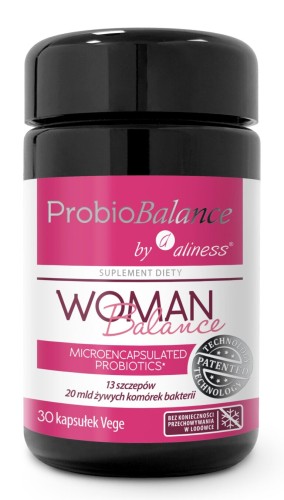 Aliness ProbioBALANCE Probiotyk Woman Balance 20 mld 30 kapsułek.jpg