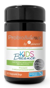 Aliness ProbioBALANCE Probiotyk 5 mld KIDS Balance 30 kapsułek