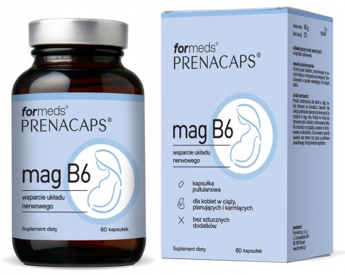 Formeds PRENACAPS mag B6 Magnez + aktywna wit B6 60kaps.jpg