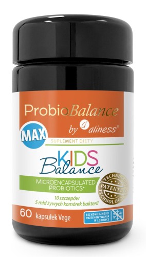 Aliness ProbioBALANCE Probiotyk 5 mld KIDS Balance 60 kapsułek.jpg