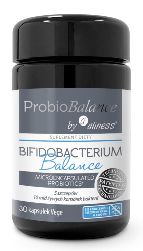 Aliness ProbioBALANCE Probiotyk 10 mld  Bifidobacterium Balance 30 kapsułek.jpg