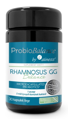 Aliness ProbioBALANCE Probiotyk 5 mld Rhamnosus GG Balance 30 kapsułek.jpg