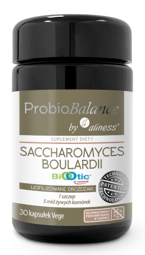 Aliness ProbioBALANCE 5 mld250mg Saccharomyces Boualardii 30 kapsułek.jpg