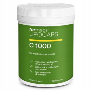 Formeds LIPOCAPS C 1000 Liposomalna witamina C 120 kaps Odporność Energia