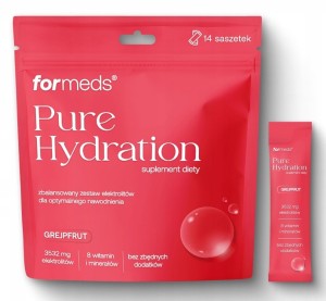 Formeds Pure Hydration Grejpfrut Elektrolity + 5 witamin B 14 saszetek