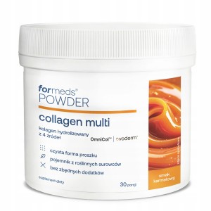 Formeds POWDER collagen multi karmelowy – kolagen 30 porcji Stawy, skóra, kości