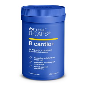 Formeds BICAPS B cardio+ B6 + B12 + folian 60 kapsułek Homocysteina Serce