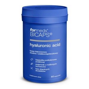 Formeds BICAPS hyaluronic acid Kwas hialuronowy 200 mg 60 kaps Stawy Skóra