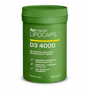 Formeds LIPOCAPS D3 4000 Liposomalna witamina D3 4000 60 kapsułek Odporność