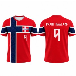 Braut Haaland Norwegia 2026 koszulka piłkarska sportowa kibica