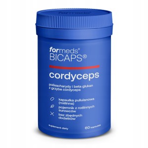 Formeds BICAPS Cordyceps - Chiński polisacharydy beta-glukany kordyceps 60 kapsułek