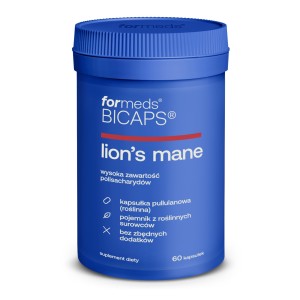 Formeds BICAPS lion’s mane Soplówka jeżowata 60 kapsułek